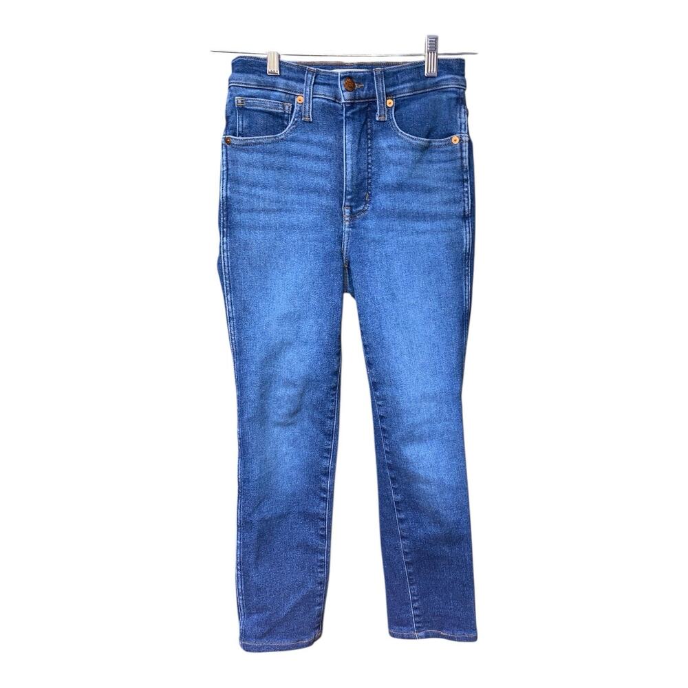 MADEWELL Curvy High-Rise Skinny Jeans in Lanette Wash‎ Size 24